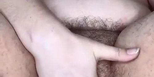 Hairy bbw masturbating