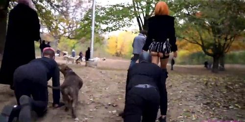 DOMINATRIX IN PUBLIC 2 (Social Experiment)
