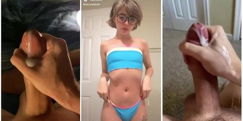 Babecock compilation - shooting loads to tiktok thots