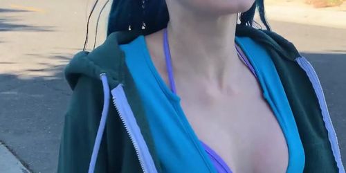 Hot TEEN Jewelz Blu Gets Fucked in Public Pool POV (Baby Love)