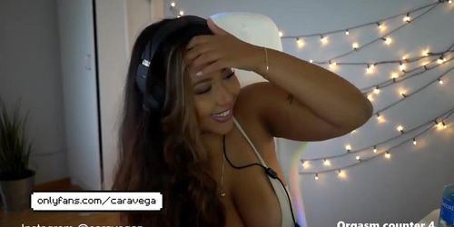 carasweden Orgasm Cumshow and Spank her big Ass