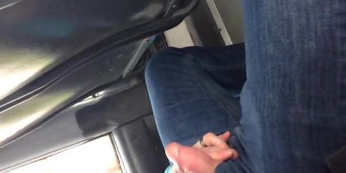Flashing on bus in Sweden 002