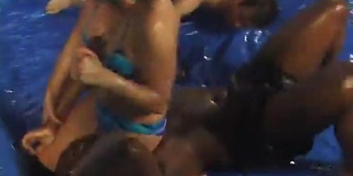 3 vs. 3 Mixed Wrestling