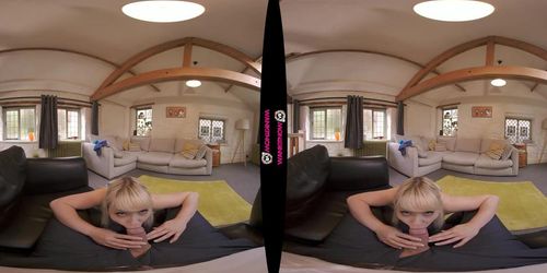 British College Girl Sucks Fucks Dads Big Dick! (VR 180 3D) - Cherry English