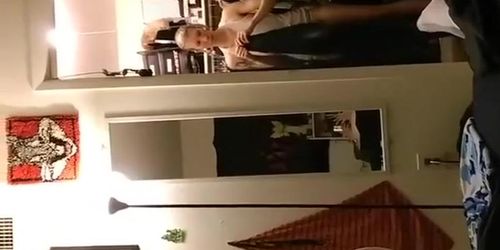 Filming her with a concealed phone