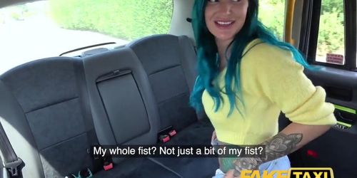 Fake Taxi Ass to mouth with tattooed dirty British girl Alex (Alexxa Vice, Isabella Chrystin)