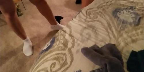 Step Mom's young taboo boy comes over to screw my butt.