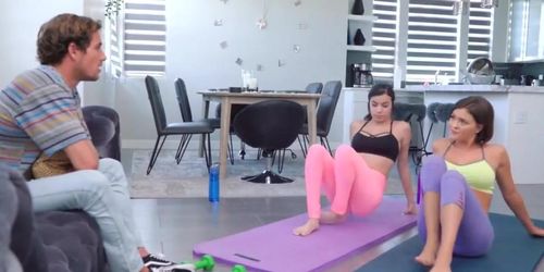 are you serious mom? - yoga step mom fucks my boyfriend and i join step sister tiktok anal joi