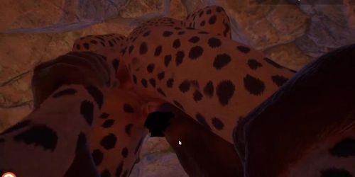 Goatsex With Woman - wild life game 3d animation furry secret cave male goat sex female leopard  - Tnaflix.com