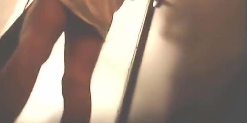 Enjoying hot teen upskirts shot in the changing room