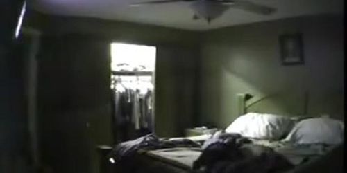 My mum masturbating in her bed room caught by hidden cam