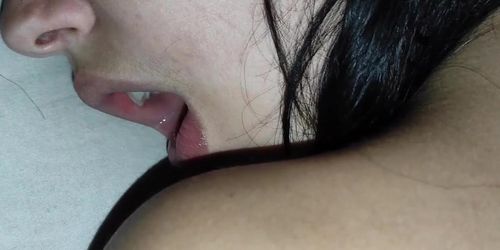 Cum Inside My Teen Best Friend's Tight Pussy At Night