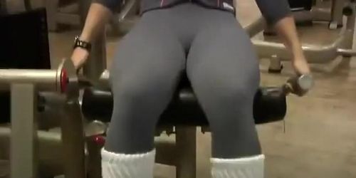 Sweet big ass filmed in the gym