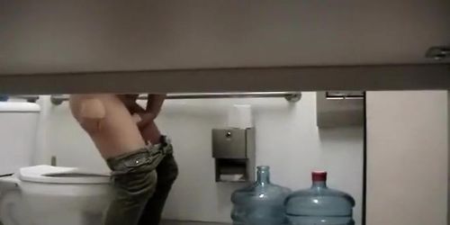 Cute girl spied pissing and wiping pussy