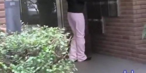 Asian girl in loose fitting pants gets street sharked.