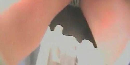 Hot asses on upskirt cam in the mall