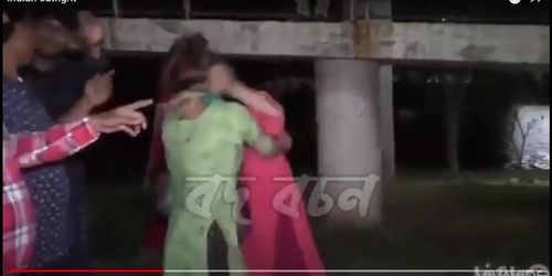 indian short catfight no sound