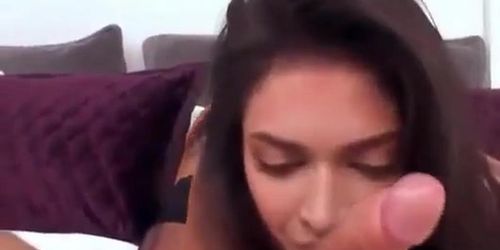 Deepika Padukone Giving Deepthroat Blowjob!