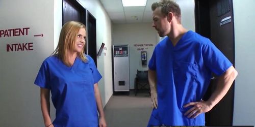 Brazzers - Doctor Adventures - Naughty Nurses scene starring (Erik Everhard, Krissy Lynn)