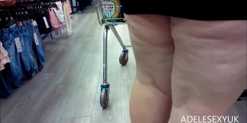 UPSKIRT ROUND TESCO BY ADELESEXYUK Tnaflix com 