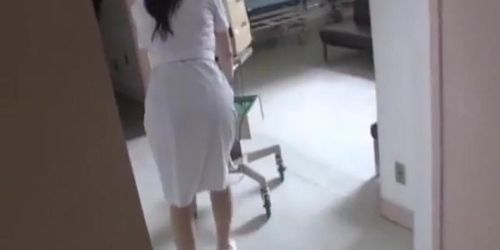 Black panty nurse is on the sharking video clip