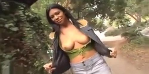 Public flashing in park