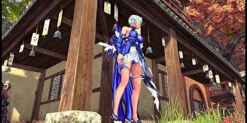 [Blade and Soul] Jin upskirt movie No.1 blue panties