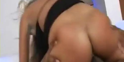 Carmel Moore sucks and fucks a huge black dick