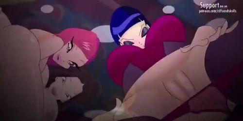 Winx Club Movie Nude - Winx Club: Girls and Guys Have Orgy at Naked Party - Tnaflix.com