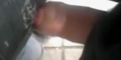 Girl groped in the bank