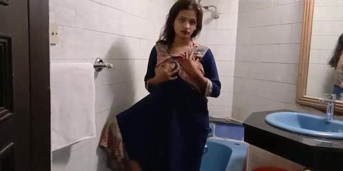 Indian Teen Sarika With Big Boob In Shower