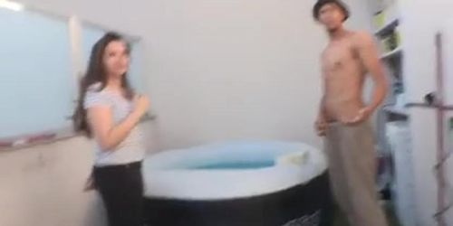 Prude waitress turns into a COMPLETE SLUT when she meets Pep