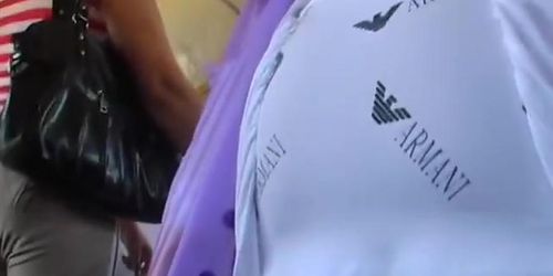 All white upskirt video