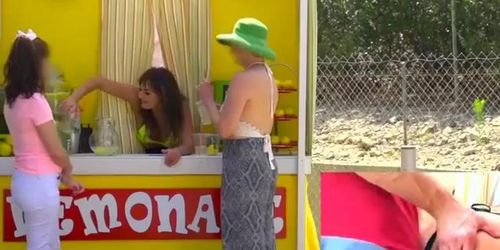 Lemonade Vendor Charlotte Cross Gets Boned From Behind (Charlotte O'ryan)