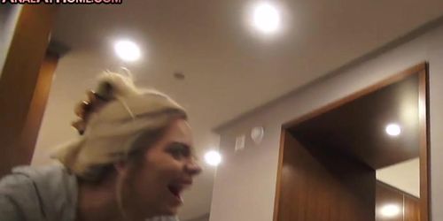FULL PORN NETWORK - Nasty anal bitch drilled in missionary by big white dick