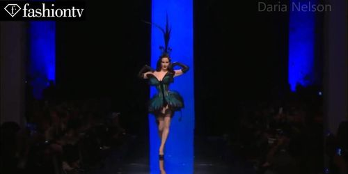 Dita von teese - bei jean paul gaultier Frühling Sommer 2014