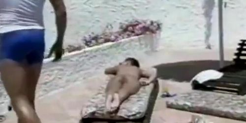 Cum On Sleeping Bikini Girl Feet