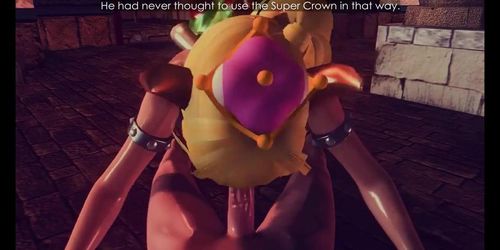 Luigi, Boosette, Bowsette, and Chompette