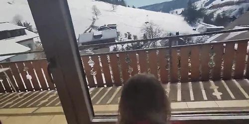 10 Day CumChallenge - risky sex with great view! Day 1 (SlipCouple SlipCouple)
