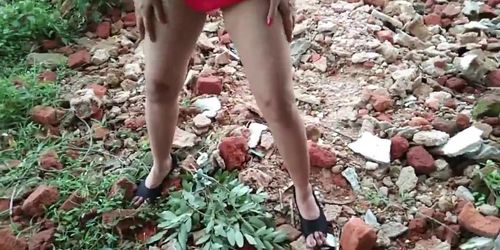 Risky Public Outdoor Sex With My Neighbor’s Bhabhi In The Jungle