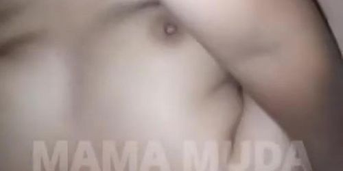 Jerking with my wife Ika on Video Call (Husband and Wife, Asian Sex, Hot Wife)