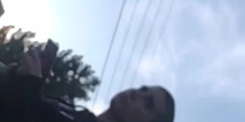 Bus stop flash teen part 2/3 (final part cum)