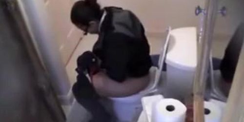 Caught in the toilet (Nestee Shy)