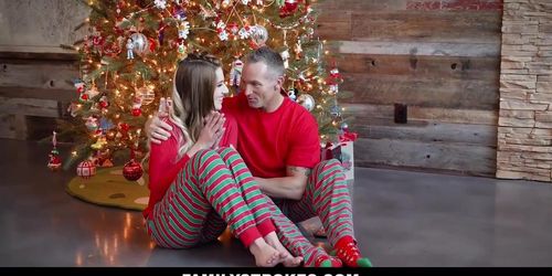 FamilyStrokes - Christmas Morning Sex With My Stepdad