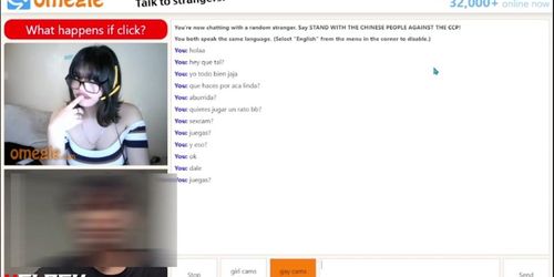 streamer girl show me her boobs in omegle