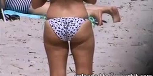 candid milf fat beach booty spy 55