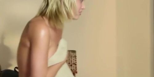 Skinny Teen Tricked During Erotic Massage