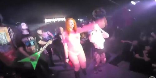 Rock concert with mesmerizing pairs of boobs