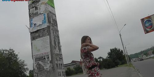 Spectacular street upskirt footage