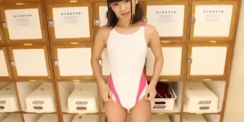 Cute Japanese Teen Swimswit